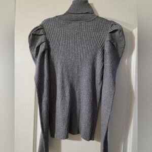 Fashion Nova Charcoal Ribbed Turtleneck Sweater